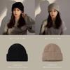 Gemütliche Winter Strickmütze Für Damen Weiche Baumwolle Warme Mütze Im Trendigen Koreanischen Stil