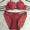 Adjustable Sexy Lace Gathering Underwear Comfortable Thin Cup Women Back Bra Set