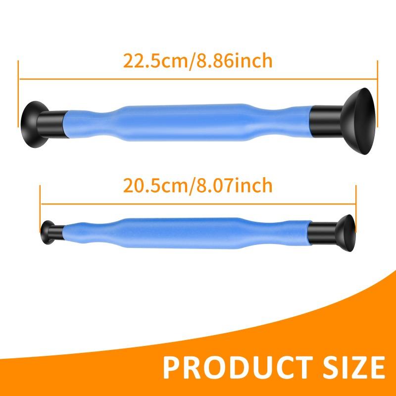 2PCS Valve Lapping Set Rubber Valve Lapping Grinding Stick Control Valve Lapping Compound Kit Engine Valve Auto Motorcycle Tool