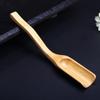 Delicate 1Pcs Natural Handmade Tea Shovel Ebony Wood Kitchen Supplies Teaware Tea Scoop Teaspoon