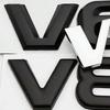 3D Kovové Logo V6 V8 Znak Motoru Auta Odznak Samolepky Dekorativní Samolepky Pro Toyota BMW Benz Honda Mazda Autopříslušenství