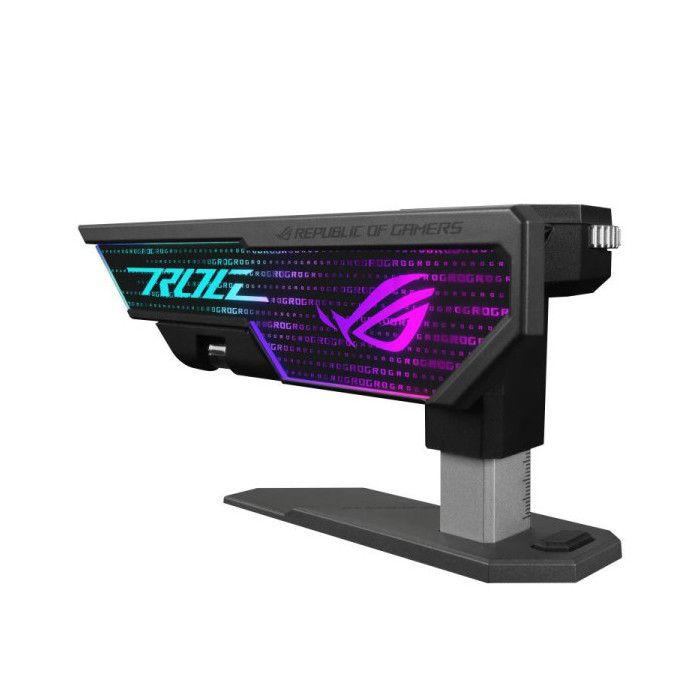 Support pour Carte Graphique - ASUS - ROG Herculx - Montage sans Outils - Niveau Intégré - Alliage Blanc