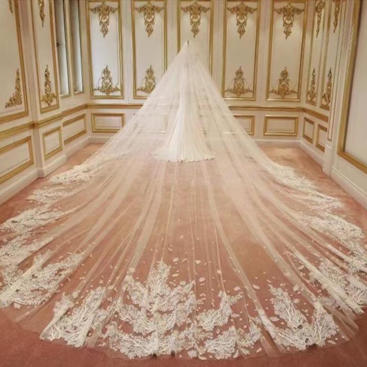 3-Meter Ultra-Wide Mesh Wedding Veil and Decoration Net
