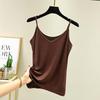 Women's Summer Modal Camisole with Stylish Back, Sleeveless V-Neck Top