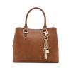 Cross pattern women's casual commuter handbag, fashionable and simple large-capacity versatile tote bag