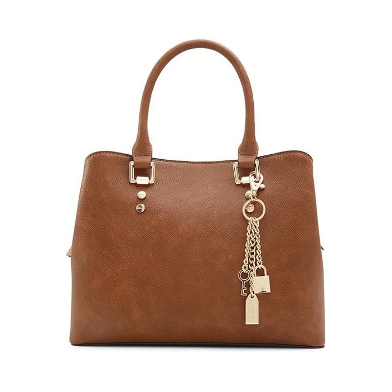 Cross pattern women's casual commuter handbag, fashionable and simple large-capacity versatile tote bag