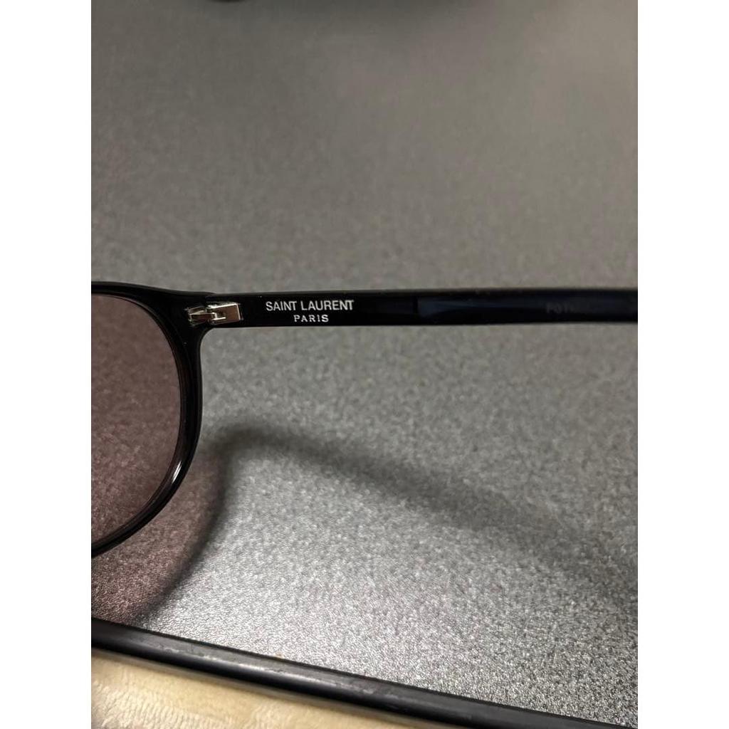 Used Rare Model Genuine Saint Laurent Glasses Boston Black