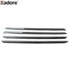 For Kia Rio 4 X-line 2018  Stainless Steel Car ide Inner Door Panel Cover Trim Molding Garnish Strip Interior Accessories