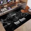 Custom Rug Scorpions Pattern Print Name Text Soft Non‑Slip Floor Carpet for Home Indoor Decoration