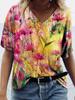 Fashion Tees Y2k Female Clothes Oversized Tops Summer Cat Butterfly Floral 3D Printed Women T-Shirts Vintage Streetwear T Shirt