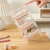 Creative Washi Tape Cutter Set Tape Tool Transparent Tape Holder Tape Dispenser School Supplies Office Stationery For Student