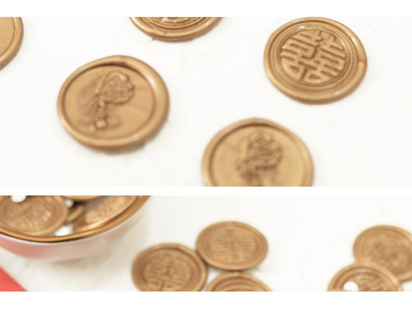 Wax Seal Stickers for Wedding Invitations and Envelopes