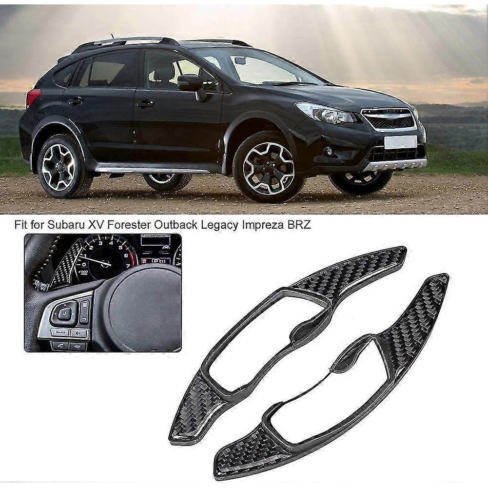 Steering Wheel Paddle, Carbon Fiber Steering Wheel Paddle Shifter Cover(1set, Black)