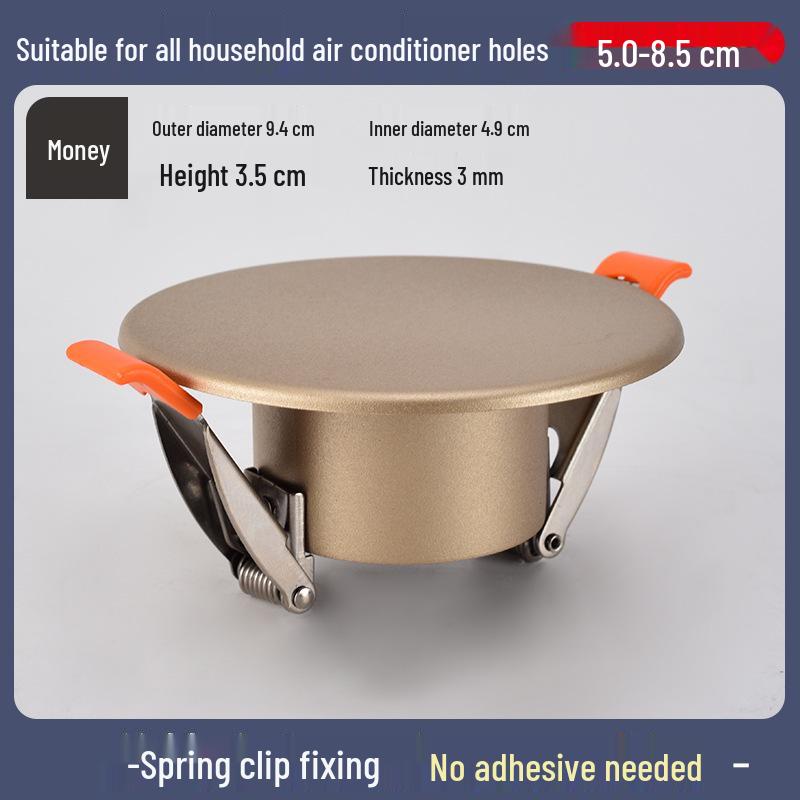 Round Air Conditioner Exhaust Pipe Decorative Cover and Seal