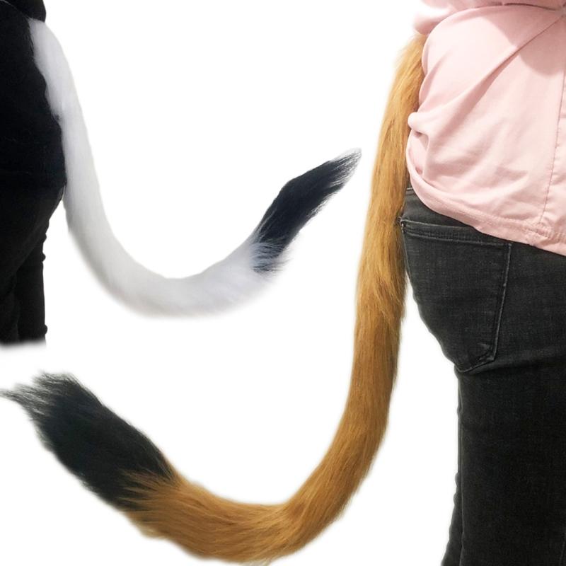 Soft Lolita Furry Kitty Tail Anime Cosplay Cute Electric Props Halloween New Year Costume Role-play Birthday Fittings