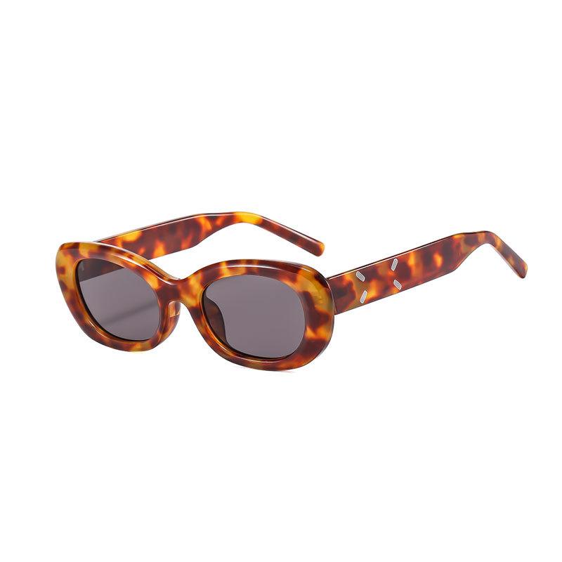 Oval Frame Fashionable Sunglasses Uv Protection Driving And Events Party