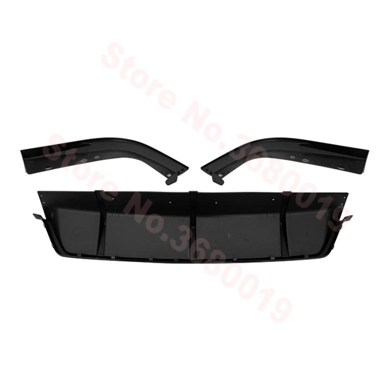 3X 2018 To Up For BMW X5 G05 Car Rear Bumper Lip Diffuser Rear Side Splitters Spoiler High Quality ABS Glossy Black Body Kit