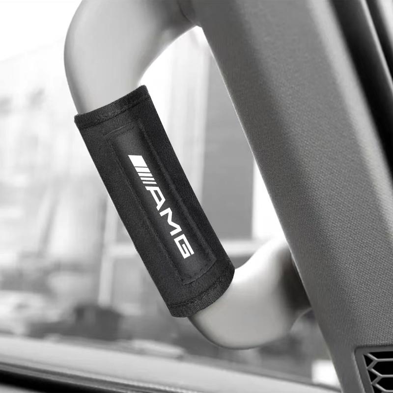 Car Interior Handle Protection Cover Roof Pull Gloves Car Styling For Mercedes Benz AMG GLE GLS GLC CLA GLB ML C500 C200 C300 W204 W206 W205 W212 W203