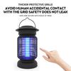 Bug Zapper Outdoor and Indoor - Electric Mosquito Zapper 18W 368nm Purple Light Mute Fly Trap