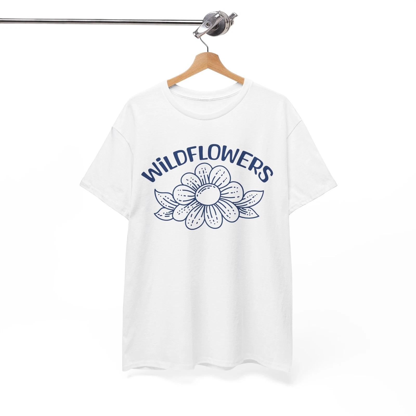 Wildflowers Shirt | Springtime Aesthetic T-Shirt | Flowers & Sunny Days Tee M