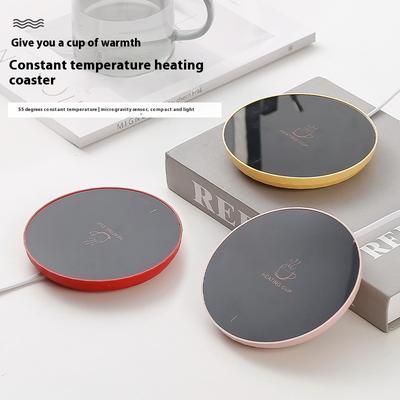Gravity Induction 55 Degree Heating Pad Constant Temperature Coaster Hot Milk Artifact Thermal Insulation Pad Constant Temperature Base