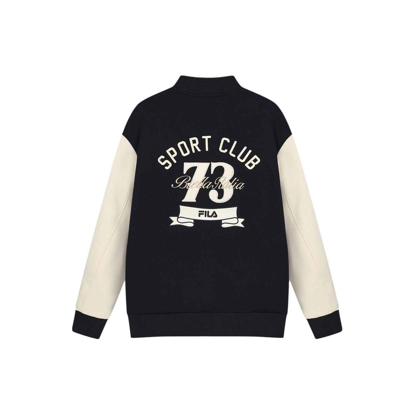 

FILA Color Block Casual Knit Baseball Jacket Men Jacket Legendary-Blue F11M419501F-NV L