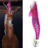Luminous Wood Shrimp Lures Glow In Dark Squid Jig Hook Bait Simulation Jigging Hard Bait for Octopus Cuttlefish Fishing Tackle