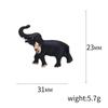 Rhinestone Elephant Brooch for Women Unisex Glass Animal Pin Mammoth Lapel Pins Banquet Party Backpack Gifts Jewelry Accessories
