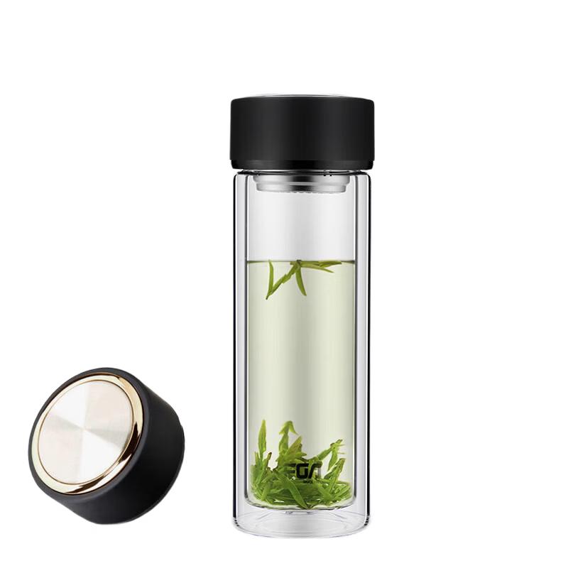 Fuguang Double-Layer Borosilicate Glass Tea Infuser Bottle