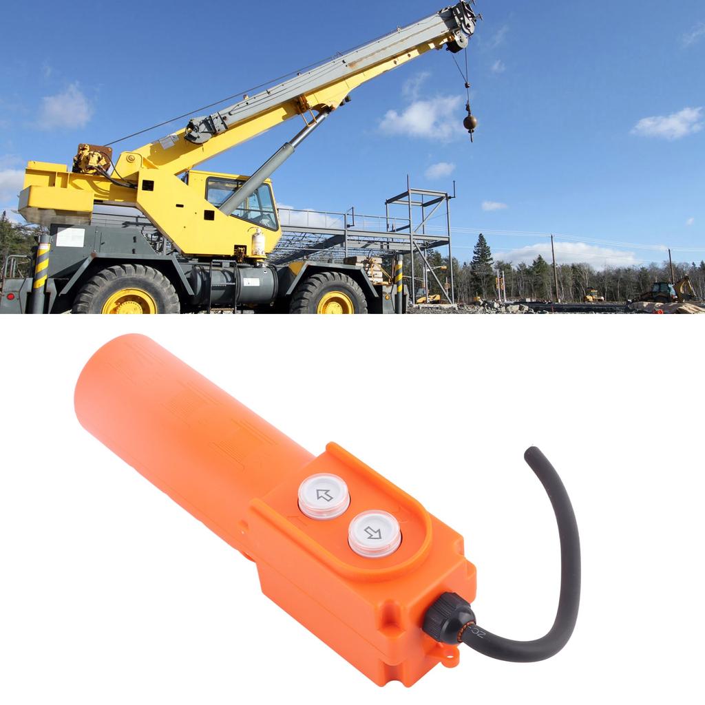 Crane Hoist Control Waterproof Electric Hoist Button Switch with Capacitor for Elevator Lifts Forkli