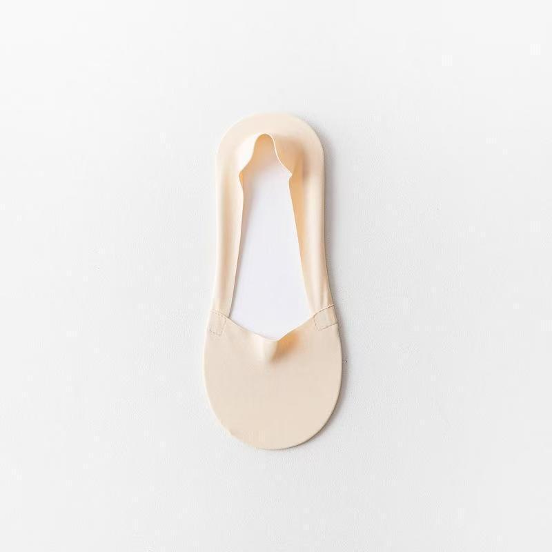 Ice Boat Socks Women'S Summer Thin Non-Slip Can'T Take Off The Heel Cotton-Soled Sweat-Absorbing High Heel Socks Pumps Single Shoes Invisible Socks