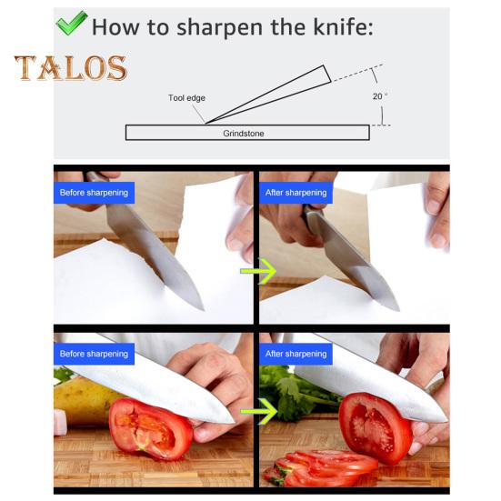 Ascuțitor Ușor de prins Suprafață de fagure De lungă durată Durabil Dispozitiv de lustruit rapid Piatră de ascuțit pentru uz casnic