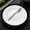 Stainless Steel Fruit Forks Set Pickle Cocktail Salad Dessert Cake Tableware for Banquet Party Seafood Dinner - Modern Design