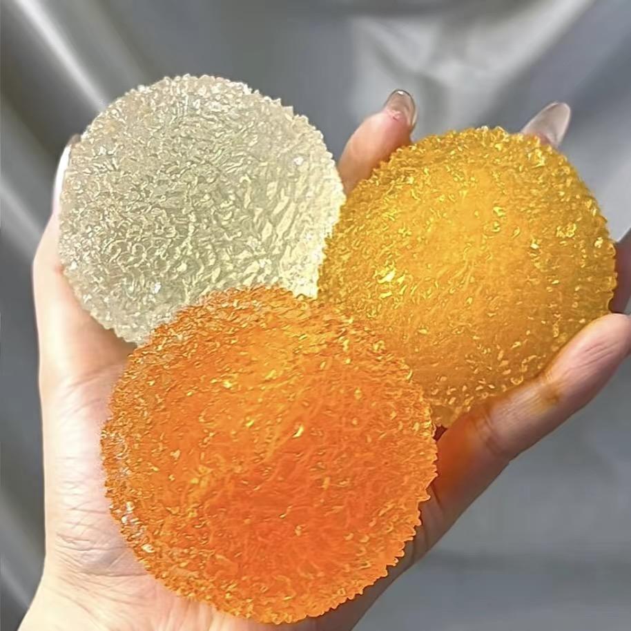 Slushy Bayberry Stress Ball Squishy Toy Shapeable Non-rebound Fidget Toys ASMR Slushy Squeeze Ball Anti Stress Rustling Sound