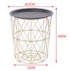 Metal Detachable Tea Table, which has Large Storage Capacity, is Suitable for Home and Office Table
