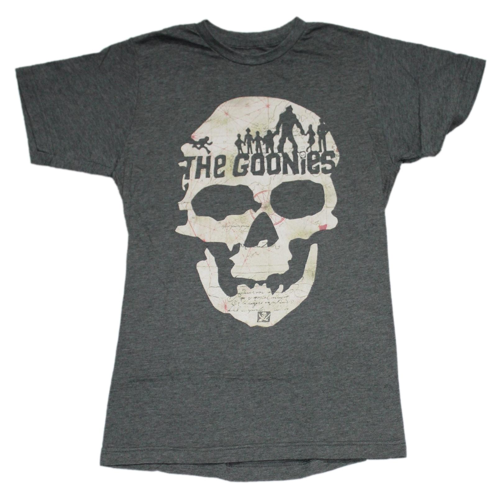 The Goonies New Adult T-Shirt Skull Gang Logo Image XXL