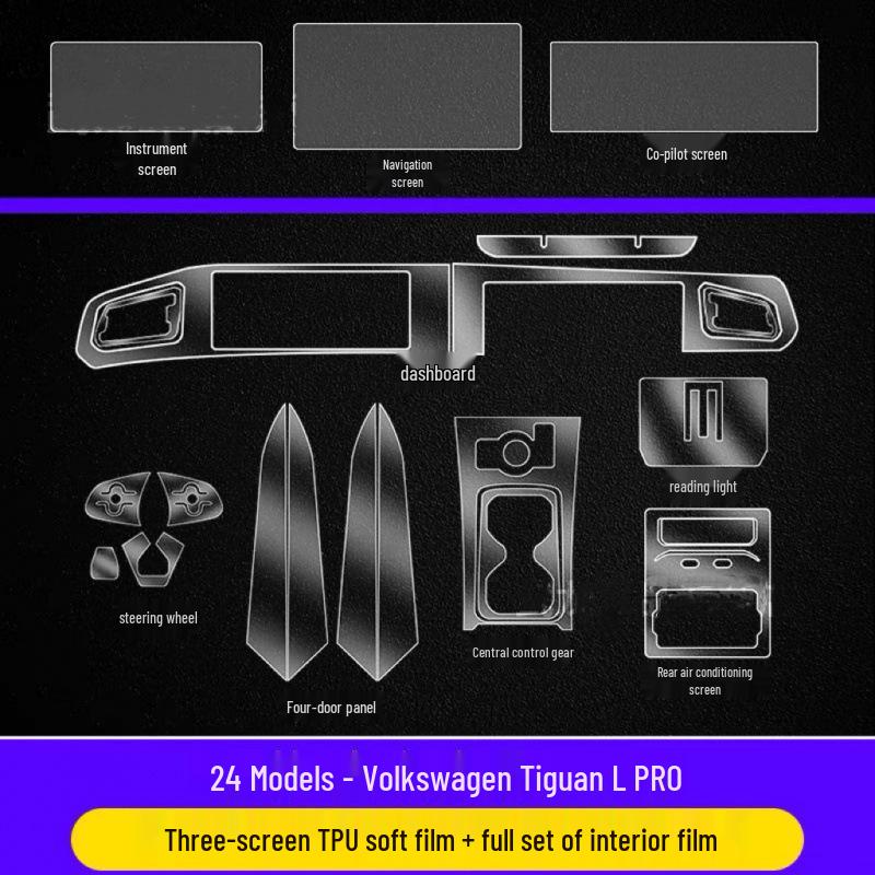 Applicable Lpro Navigation Screen Protector: Modified Car Interior Decoration Film