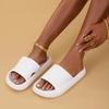 Mode Sommer Klobige Plateau Hausschuhe Damen 2025 Komfort Weiche Sohle Cloud Slides Frau Mode Rutschfeste Dicke Sohle Strandsandalen