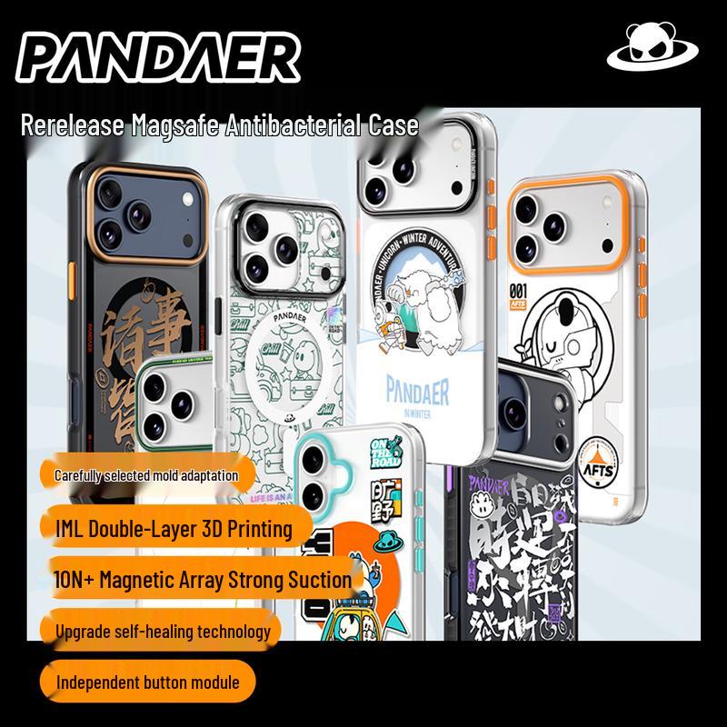 MEIZU PANDAER Spirit Dragon MagSafe Anti-Bacterial Protective Phone Case