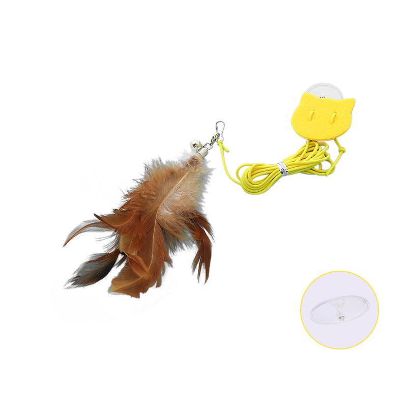 Cat Toys Swing Sticky Disc Elastic Hanging Door Teasing Cat Rope Long Rope Teasing Cat Cat Toy Cat Accessories Pet Kitten Toy