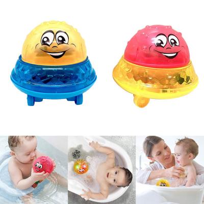 Cartoon Light Music Electric Induction Sprinkler Ball Kids Baby Bath Pool Toy