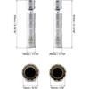 QWORK 14Mm&16Mm Magnetic Swivel Spark Plug Socket, Thin Wall Magnetic Rotating 3/8" Drive 12 Point Standard Spark Plug Socket Removal Tool 360-Degree