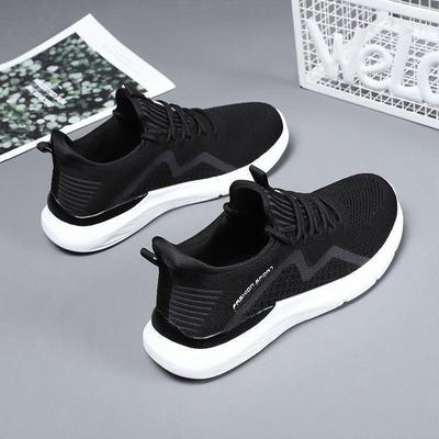 Neue Damenschuhe, modische fliegende, gewebte Schuhe, atmungsaktive Pumps mit weicher Unterseite, lässige Damenschuhe, trendige, bequeme Laufschuhe