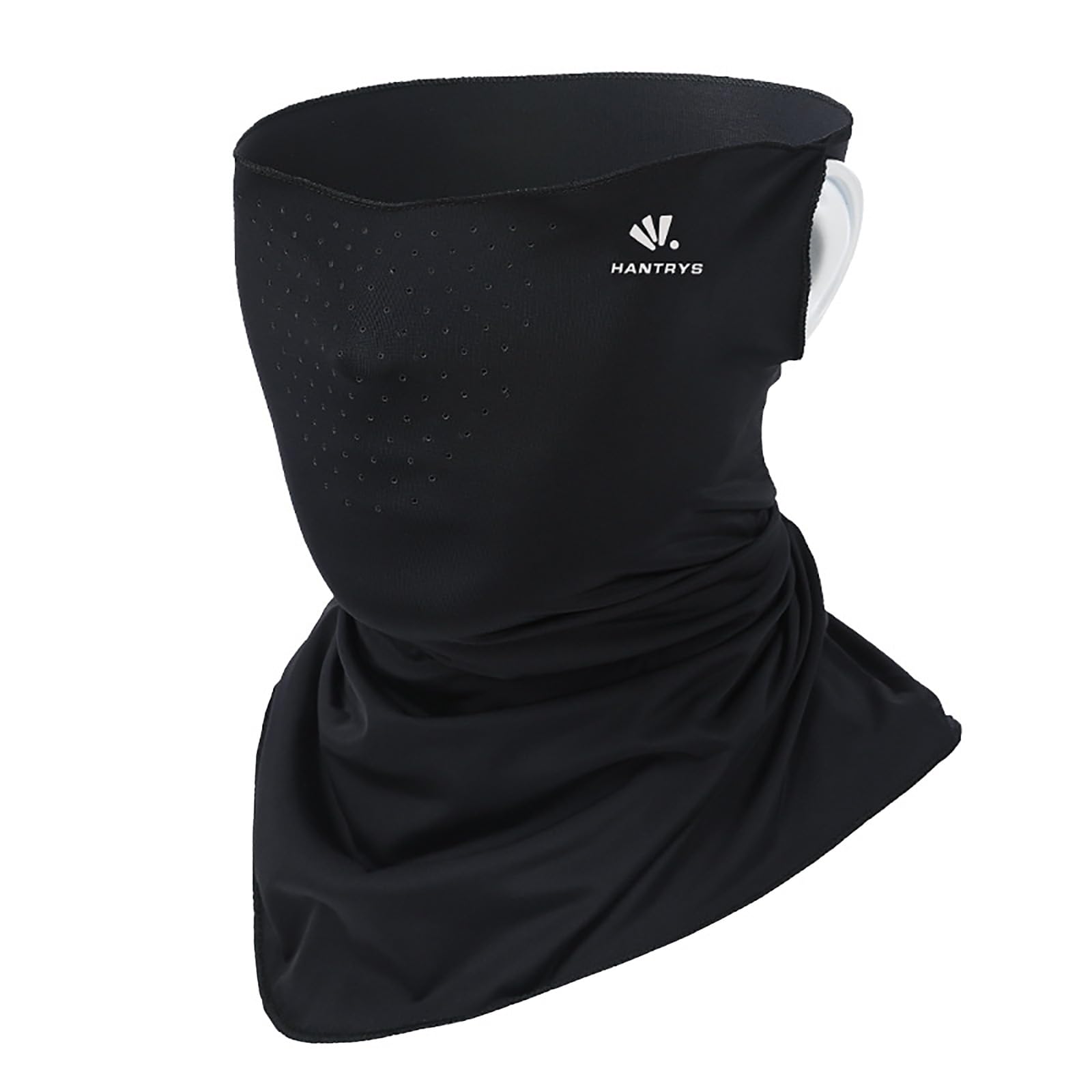 TRKIN Face Cover, UV Protection, Summer, UV Protection, Prevents Breath Discomfort, Ear Hooks, Cool face cover uv protection summer чёрный