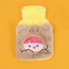 Cartoon Plush Hot Water Bottle & Hand Warmer - Removable, Washable, Cute Design for Students and Babies