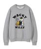 Wacky Willy One-Point Graphic Sweatshirt Gray