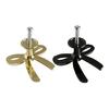 Simple Furniture Decorative Handle Modern Metal Dressers Knob Bowknot Shape Bedside Cabinet Pull Easy To Installation