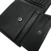 Emporio Armani Bonded Leather Y4R165 Y019V 81072 Men's Bi-fold Wallet, Black, [Used]