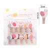50/10Pcs Easter Crafts Bunny Clothespins for Crafts Photo Clip  Postcard Paper Pegs Home Bedroom Decoration Rabbit Accessories