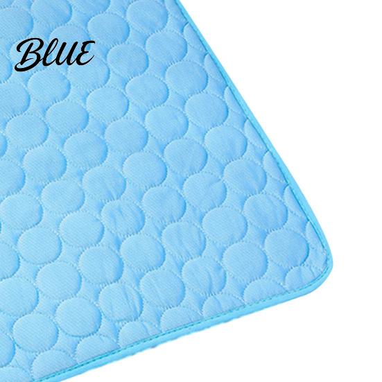 Washable Dog Cooling Pad Mat Self-Cooling Summer Pet Breathable Ice Silk Cool Bed Pad Portable Mat for Large Small Dogs Cats